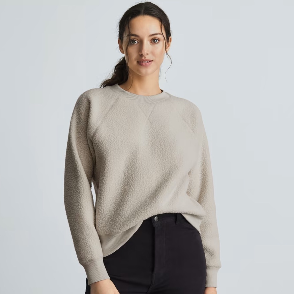Everlane The ReNew Fleece Raglan Sweatshirt